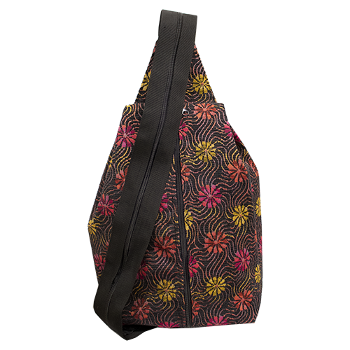 Rania Backpack/Shoulder Bag Large - Yellow Daisy