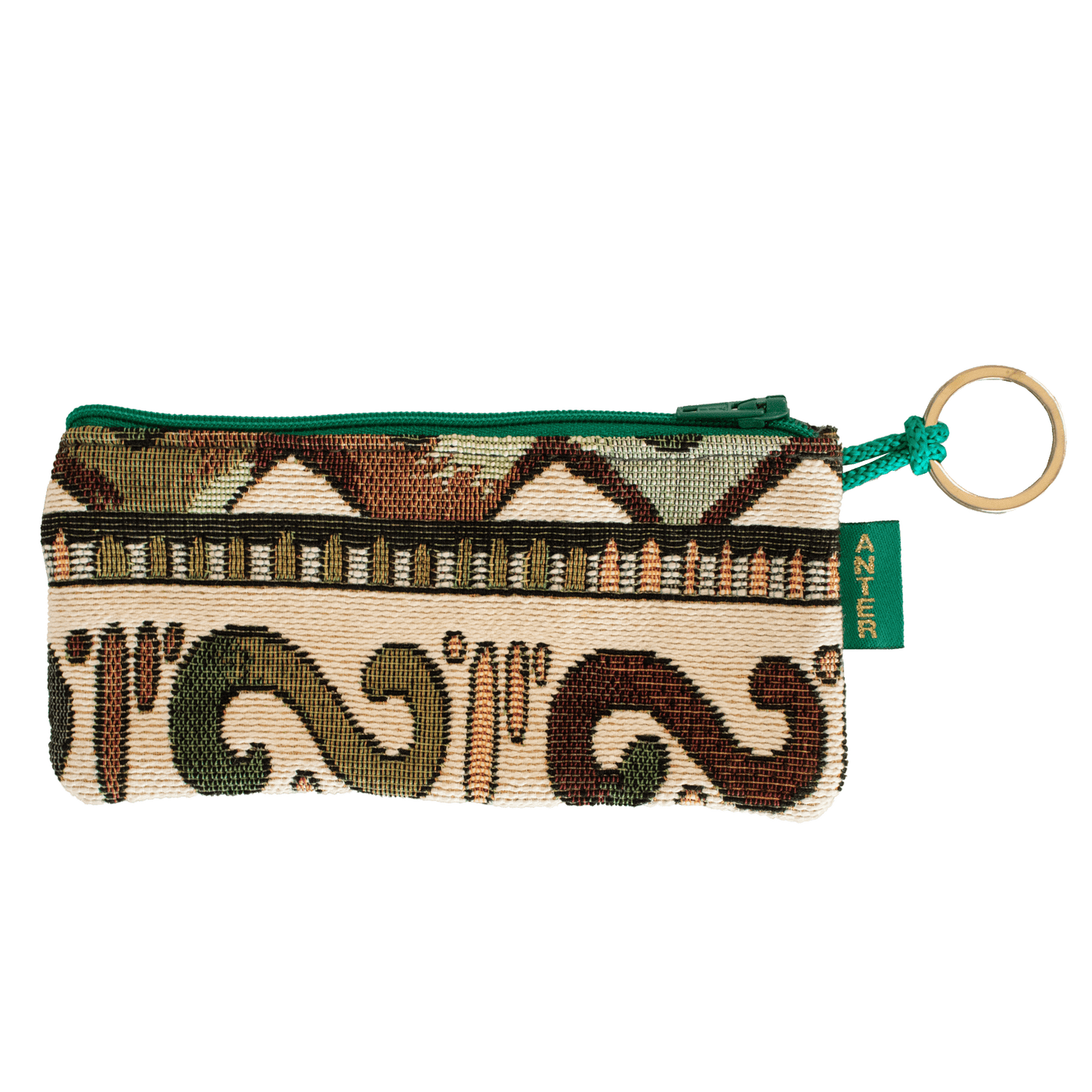 Oblong Change Purse Keychain