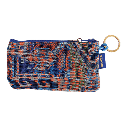 Oblong Change Purse Keychain