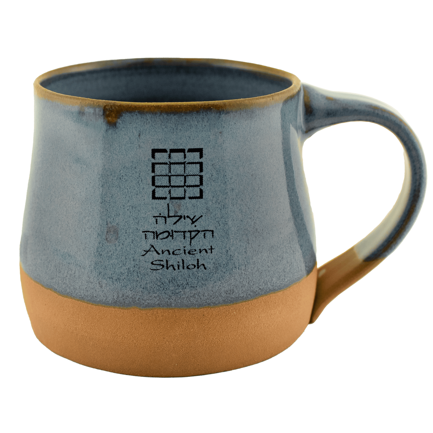 Handcrafted sky blue ceramic mug