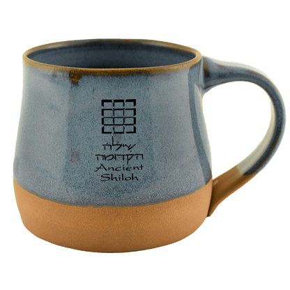 Handcrafted sky blue ceramic mug