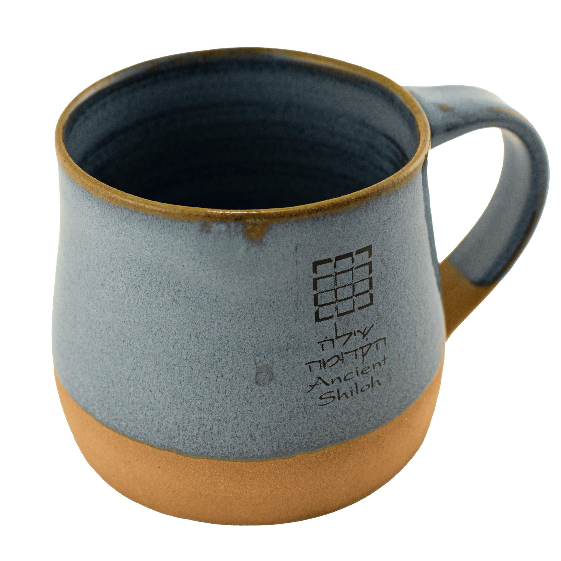 Handcrafted sky blue ceramic mug