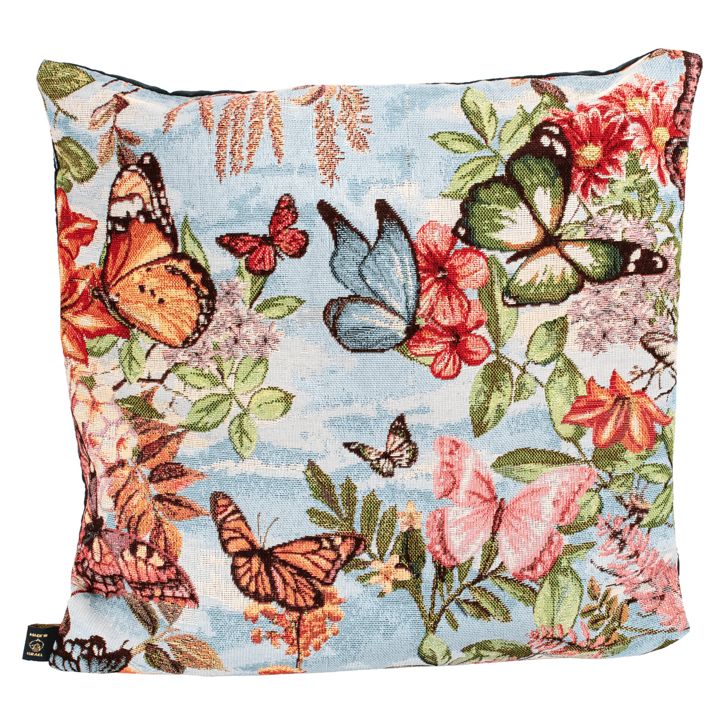 butterfly garden pillow case 