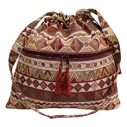 Mirvat Purse with Tassels - Large (Various Patterns)