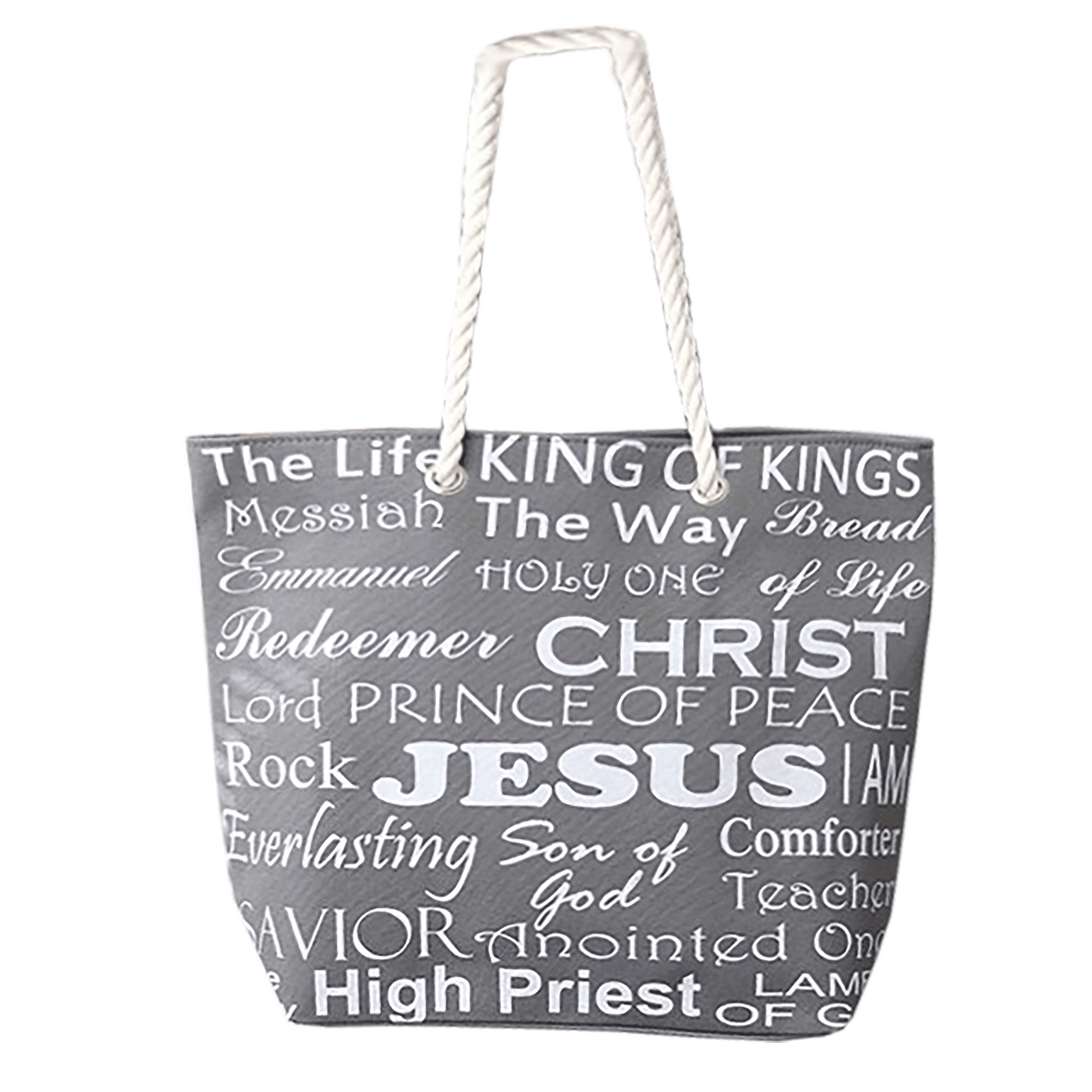 Names of Jesus Large Tote Bag