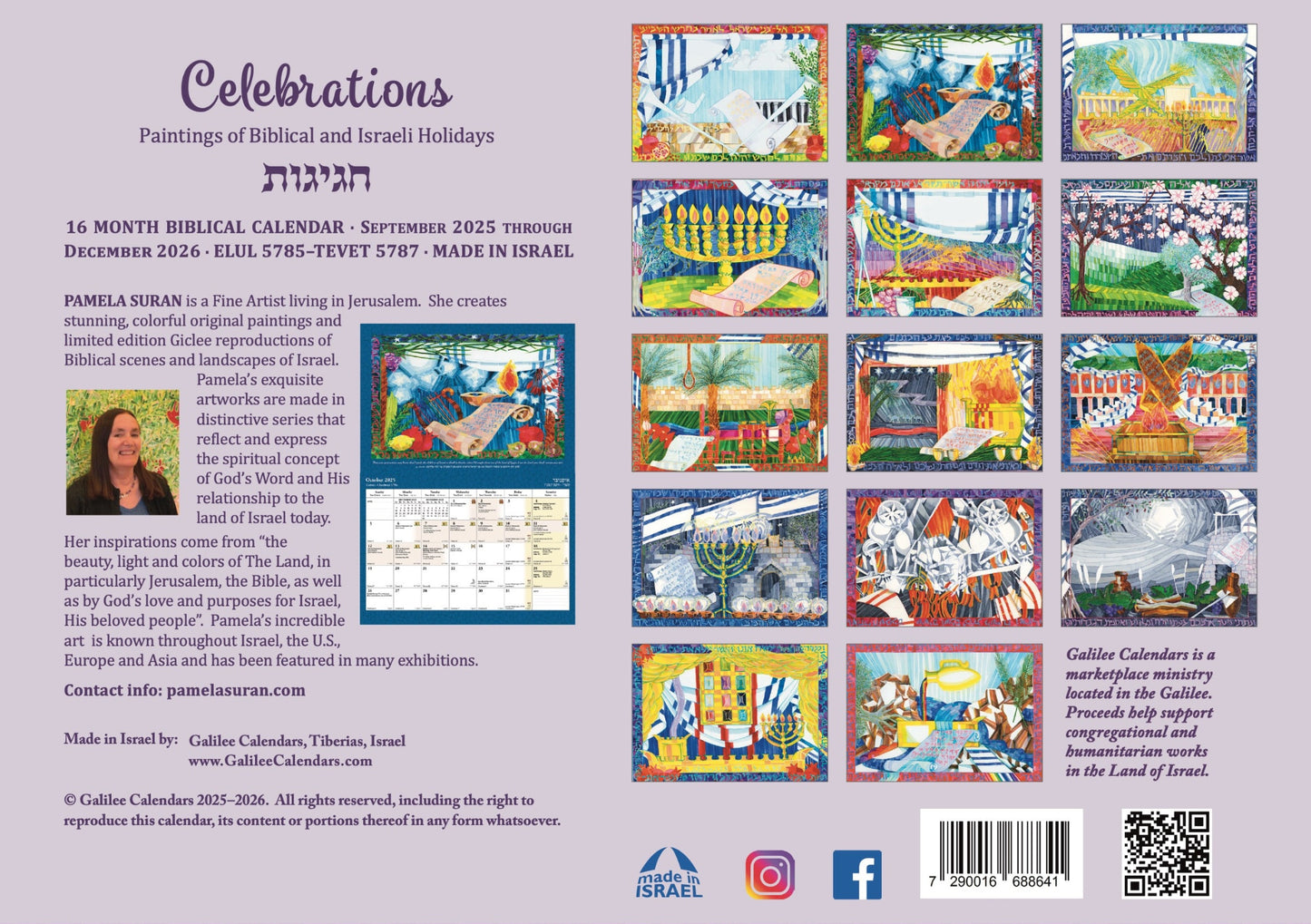 Celebrations Calendar (Sept 2025 - Dec 2026)