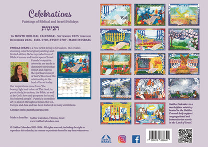 Celebrations Calendar (Sept 2025 - Dec 2026)