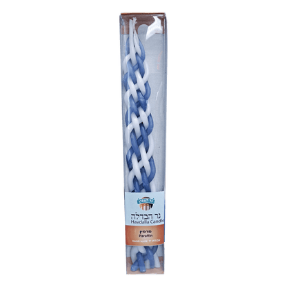 Havdalah Handmade Candle-Navy/White