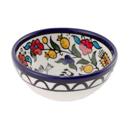 Small deep ceramic bowl in the Armenian style - Shalom