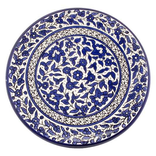 Blue Floral Armenian plate