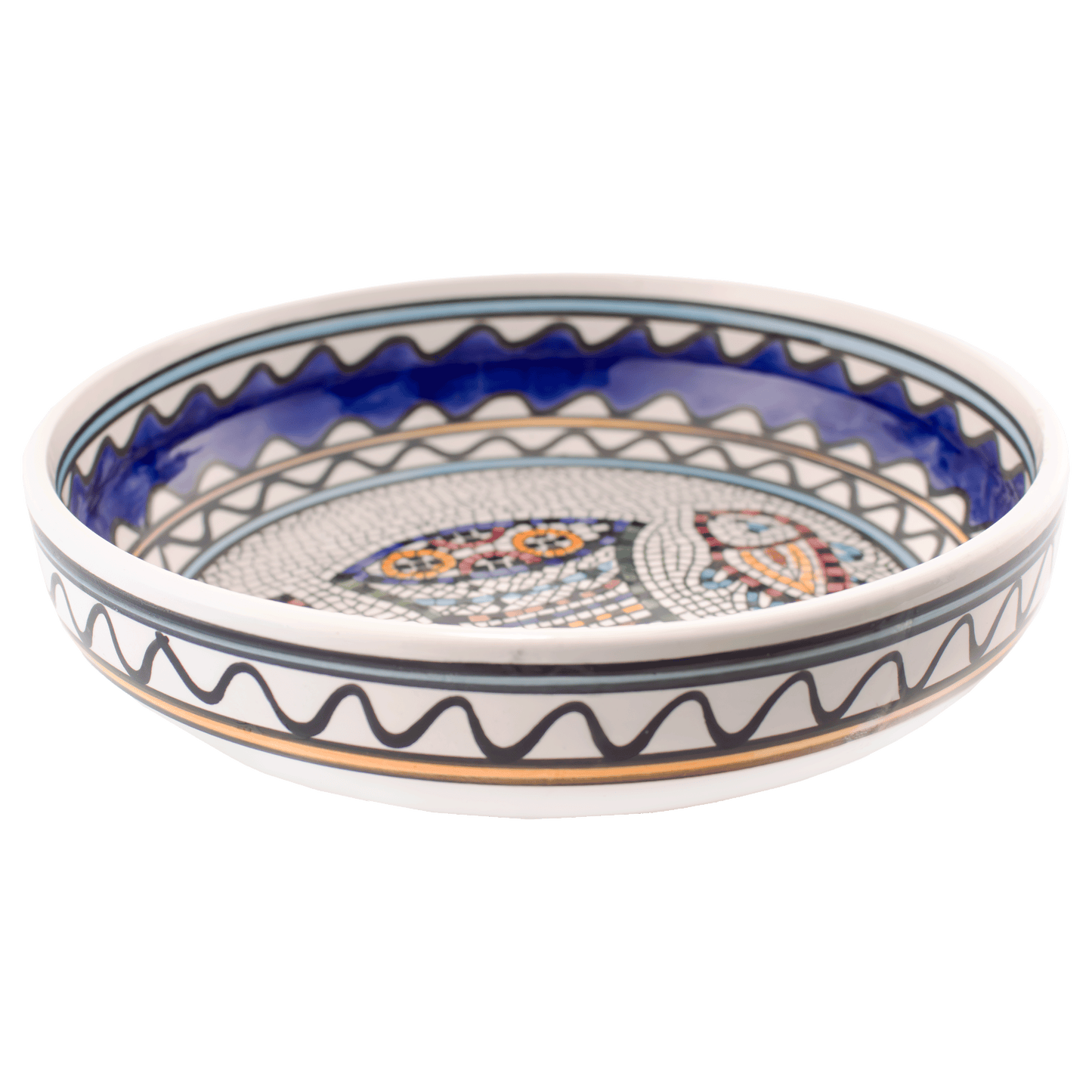 Armenian Ceramic Serving Dish - Large Tabgha A