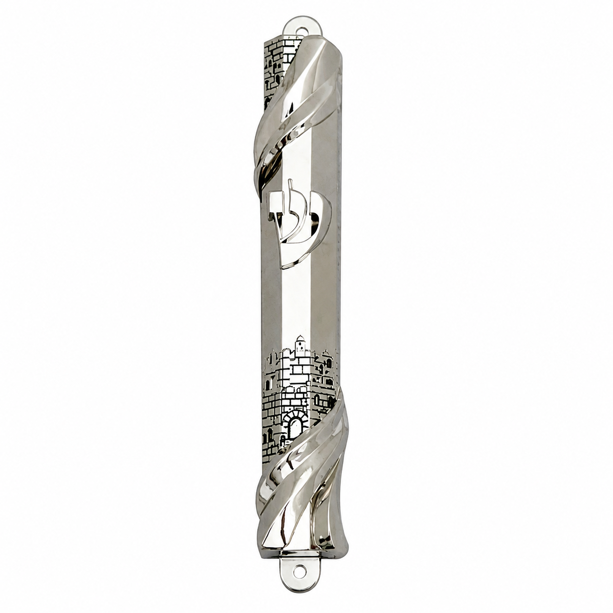 Jerusalem Nickel Mezuzah