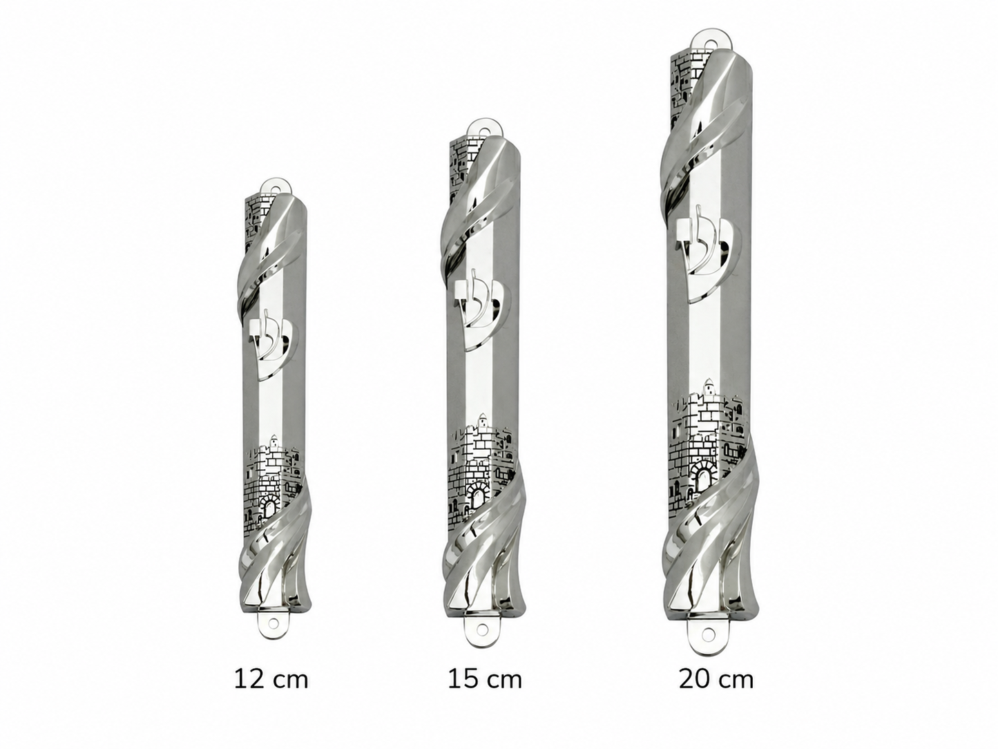Jerusalem Nickel Mezuzah