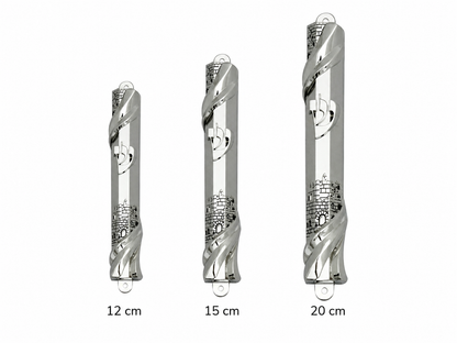 Jerusalem Nickel Mezuzah