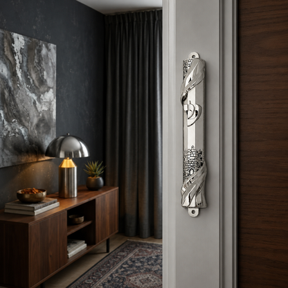 Jerusalem Nickel Mezuzah
