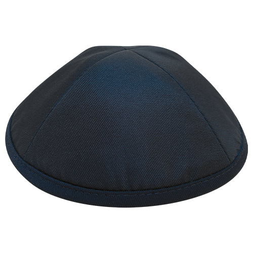 Dark blue Jewish kippah, size 3, 18 cm