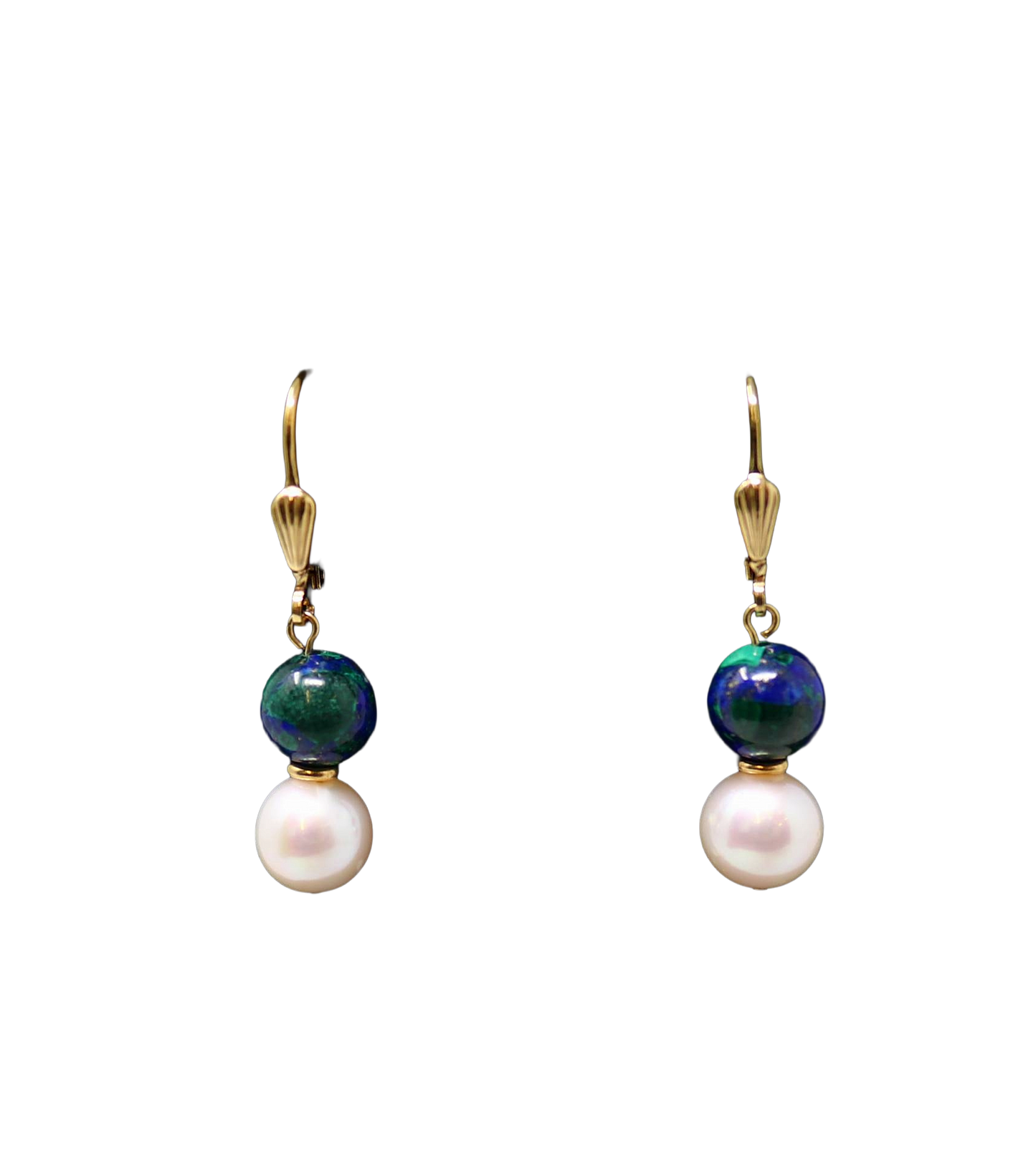 Eilat Stone & Pearl Earrings