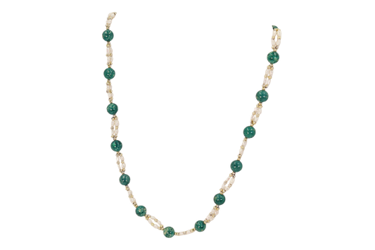 Eilat Stone and Pearl Necklace