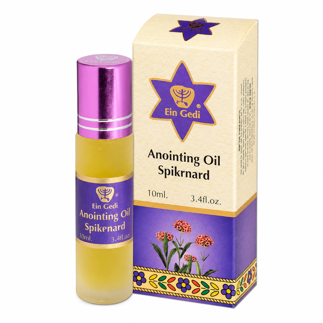 Ein Gedi Spikenard anointing oil roll-on 10ml from Israel
