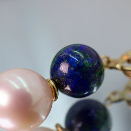 Eilat Stone & Pearl Earrings