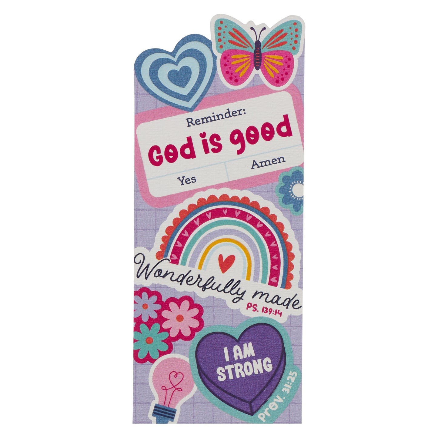 God is Good Sticker Premium Cardstock Bookmark