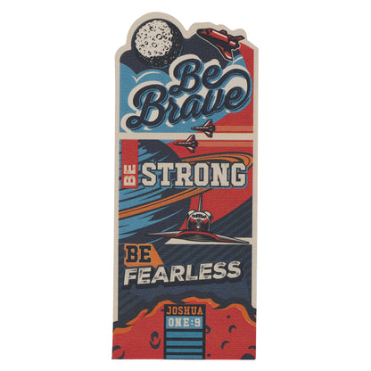 Be Brave Premium Cardstock Bookmark - Joshua 1:9