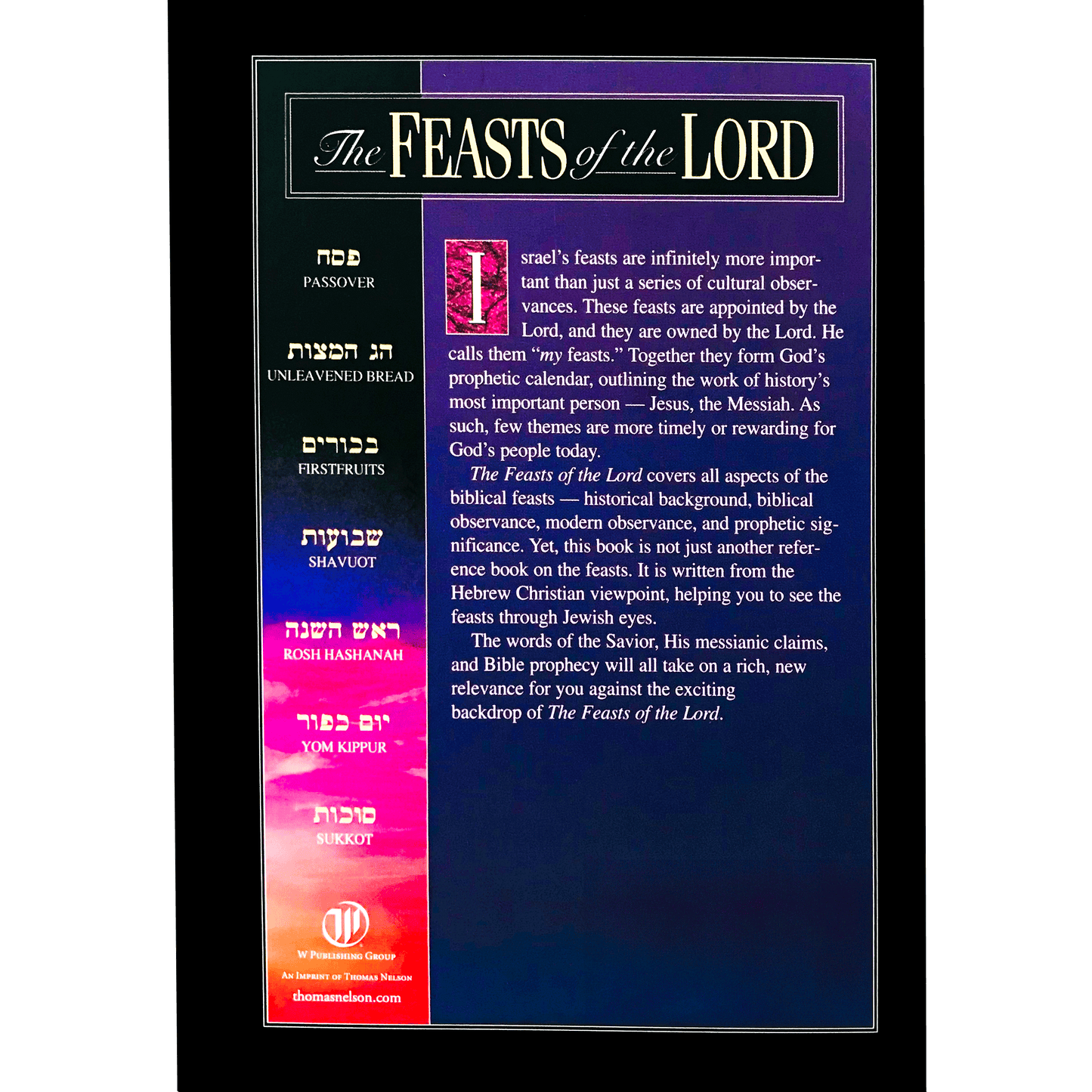 The Feasts of the Lord Book - Back Cover