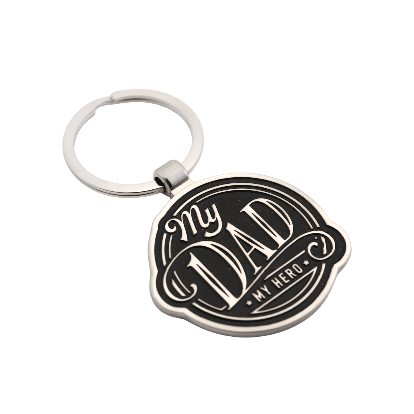 "My Dad, My Hero" Keychain