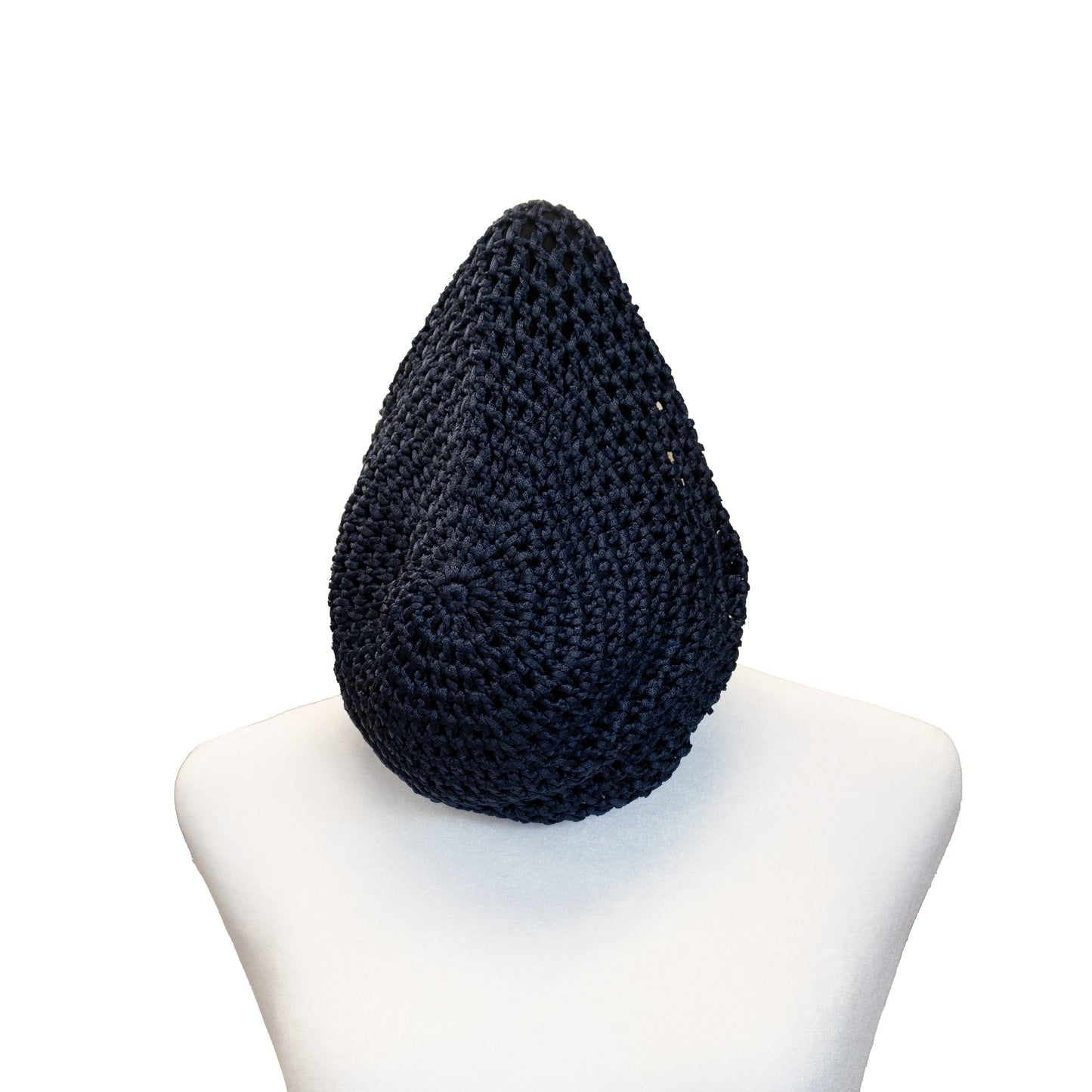 Blue Belgian Net Hat & Scarf Set