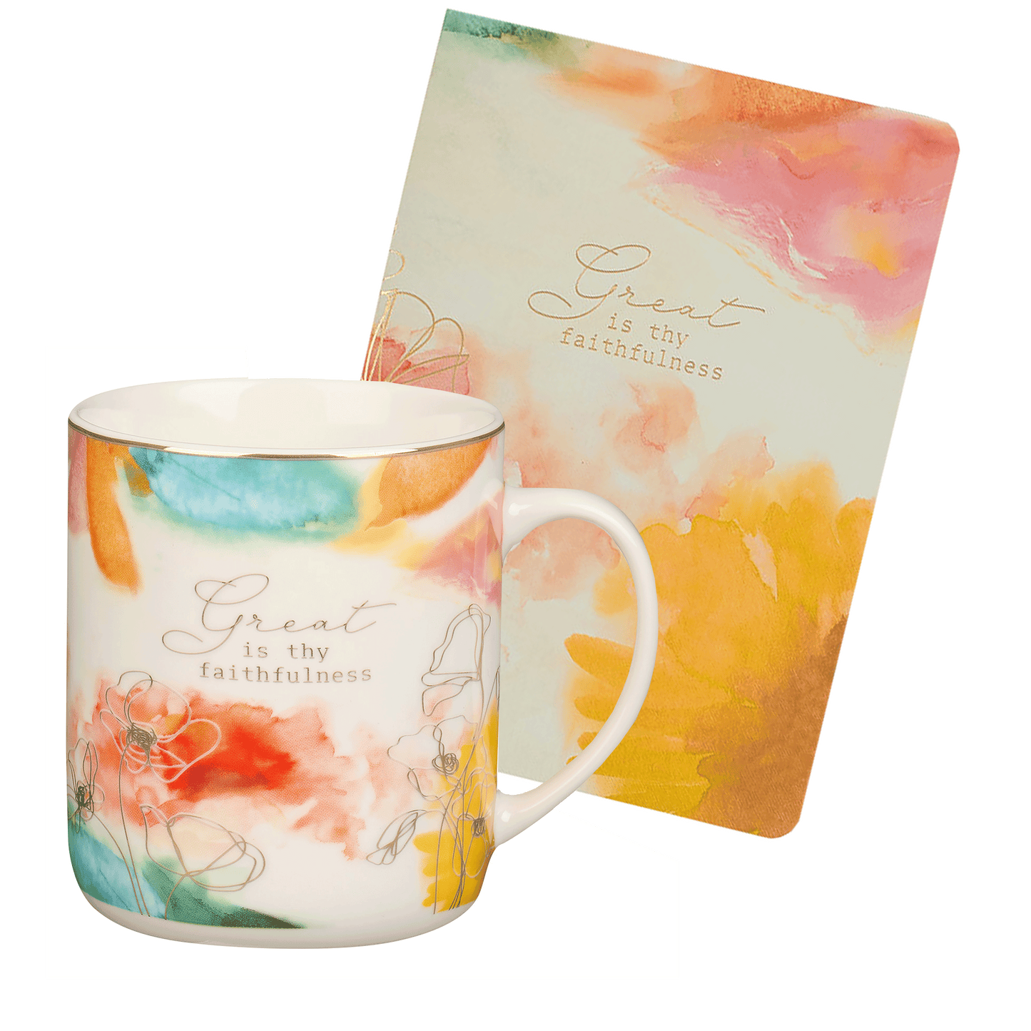 Great is Thy Faithfulness Mug & Notebook Set