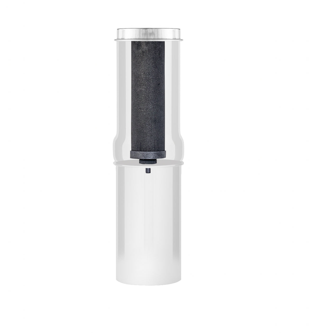 Go Berkey nested chambers for compact travel storage