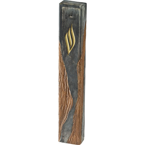 Gray Polyresin Epoxy Mezuzah