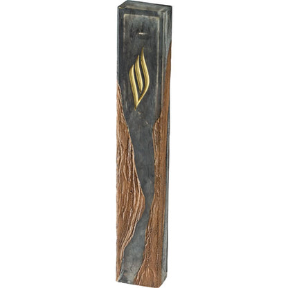 Gray Polyresin Epoxy Mezuzah