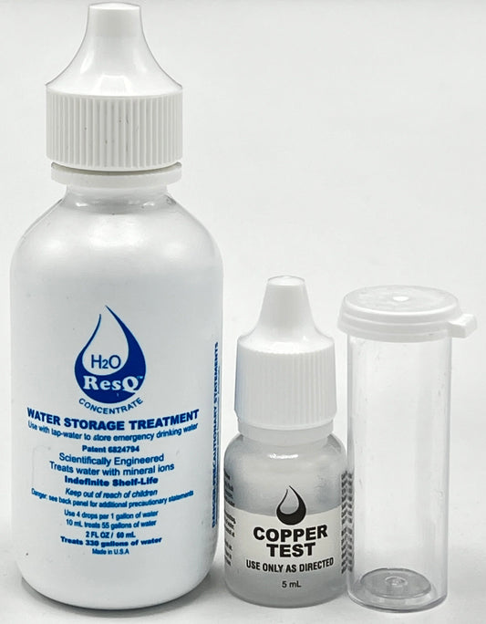 Water Pure H20 ResQ 2-Part Water Storage Treatment Kit