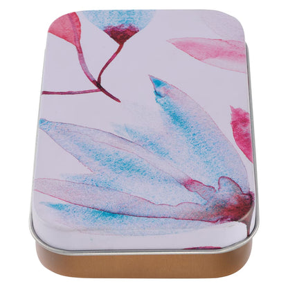 Shine Your Light Pink Petals Rose Gold Key Ring