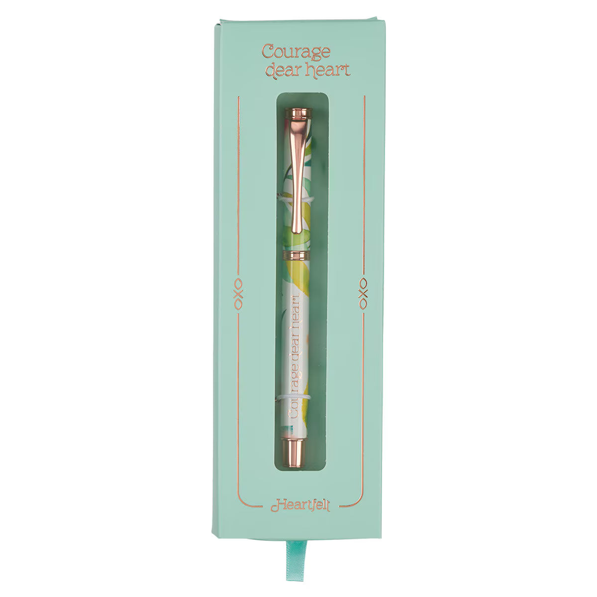 Courage Dear Heart Orange Blossoms Gift Pen
