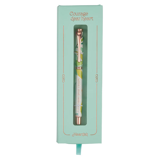 Courage Dear Heart Orange Blossoms Gift Pen