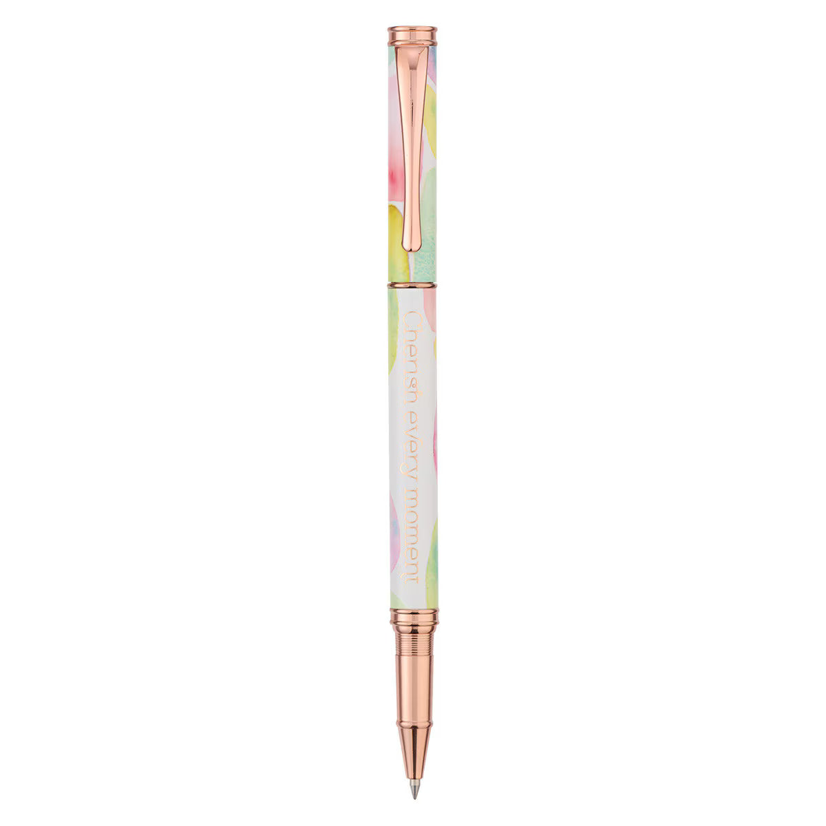 Cherish Every Moment Smooth Sea Glass Gift Pen