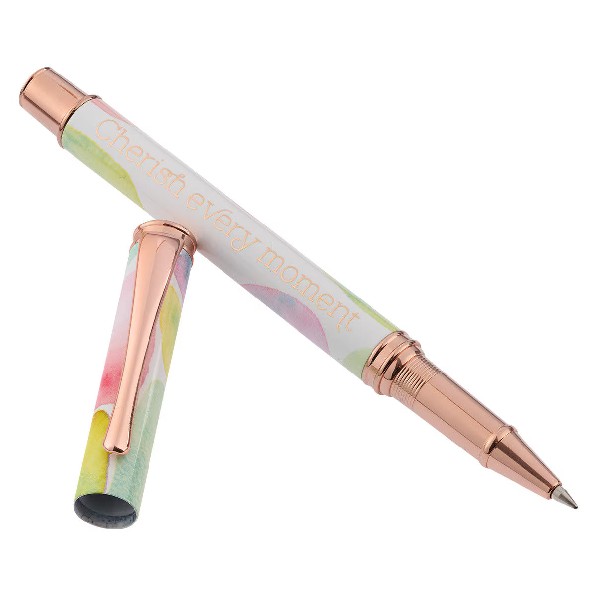 Cherish Every Moment Smooth Sea Glass Gift Pen