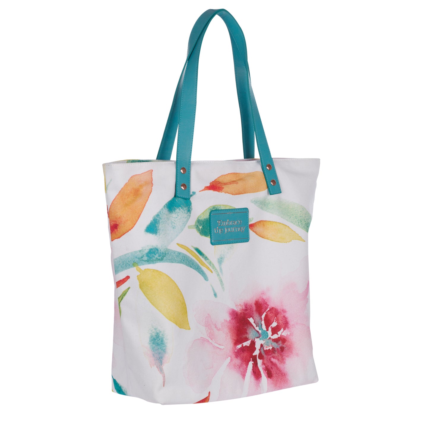 Embrace the Journey Pink Daisies Tote Bag