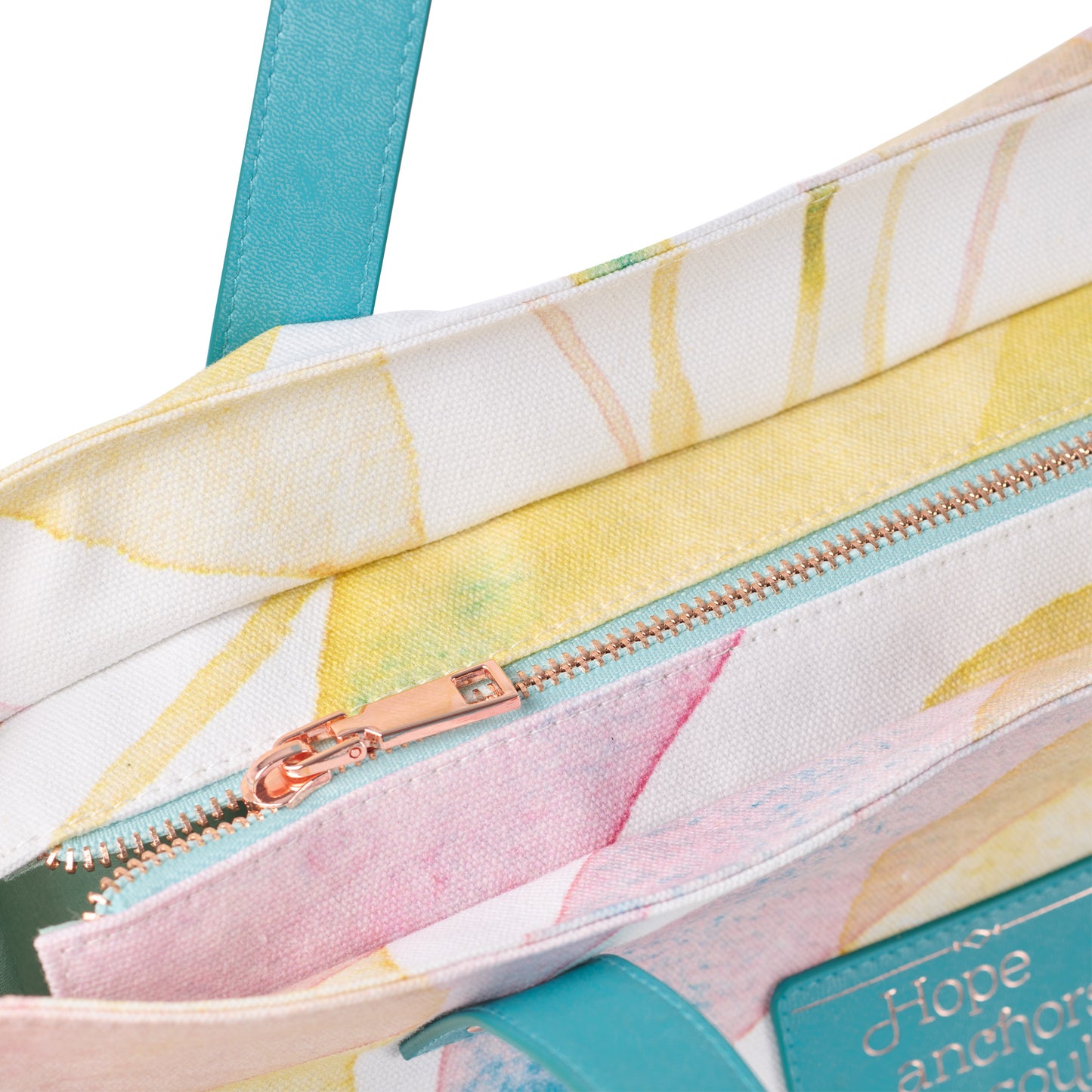 Hope Anchors The Soul Citrus Leaves Tote Bag