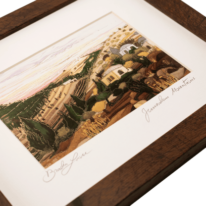 Jerusalem Mountains (Bracha Lavee)-Honey Frame