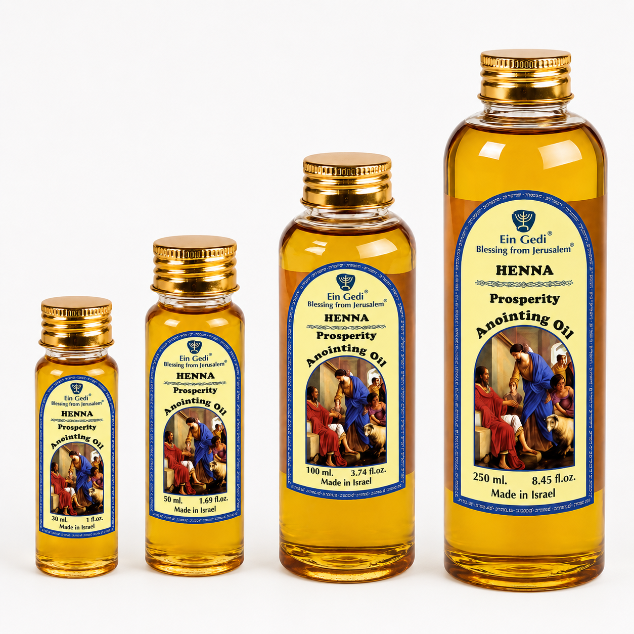 Ein Gedi Henna Prosperity Anointing Oil - 4 Sizes