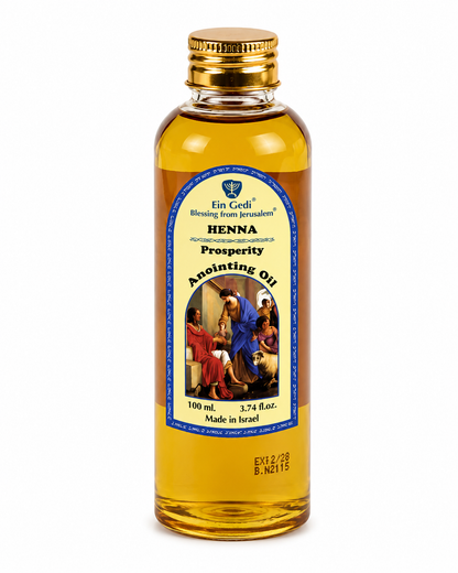 Ein Gedi Henna Prosperity Anointing Oil - 4 Sizes