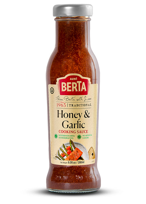 Aunt Berta's Honey & Garlic Cooking Sauce