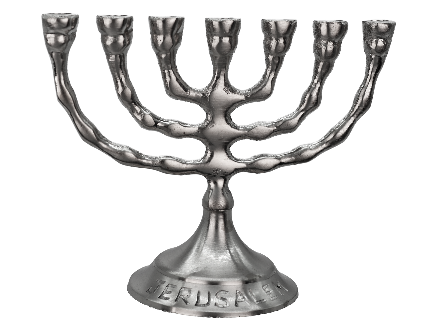 Classic Jerusalem Menorah in Four Finishes