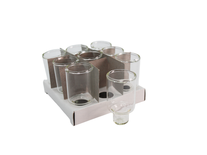 Oil Cups for Menorahs & Chanukiah (9 piece set; Medium Narrow)