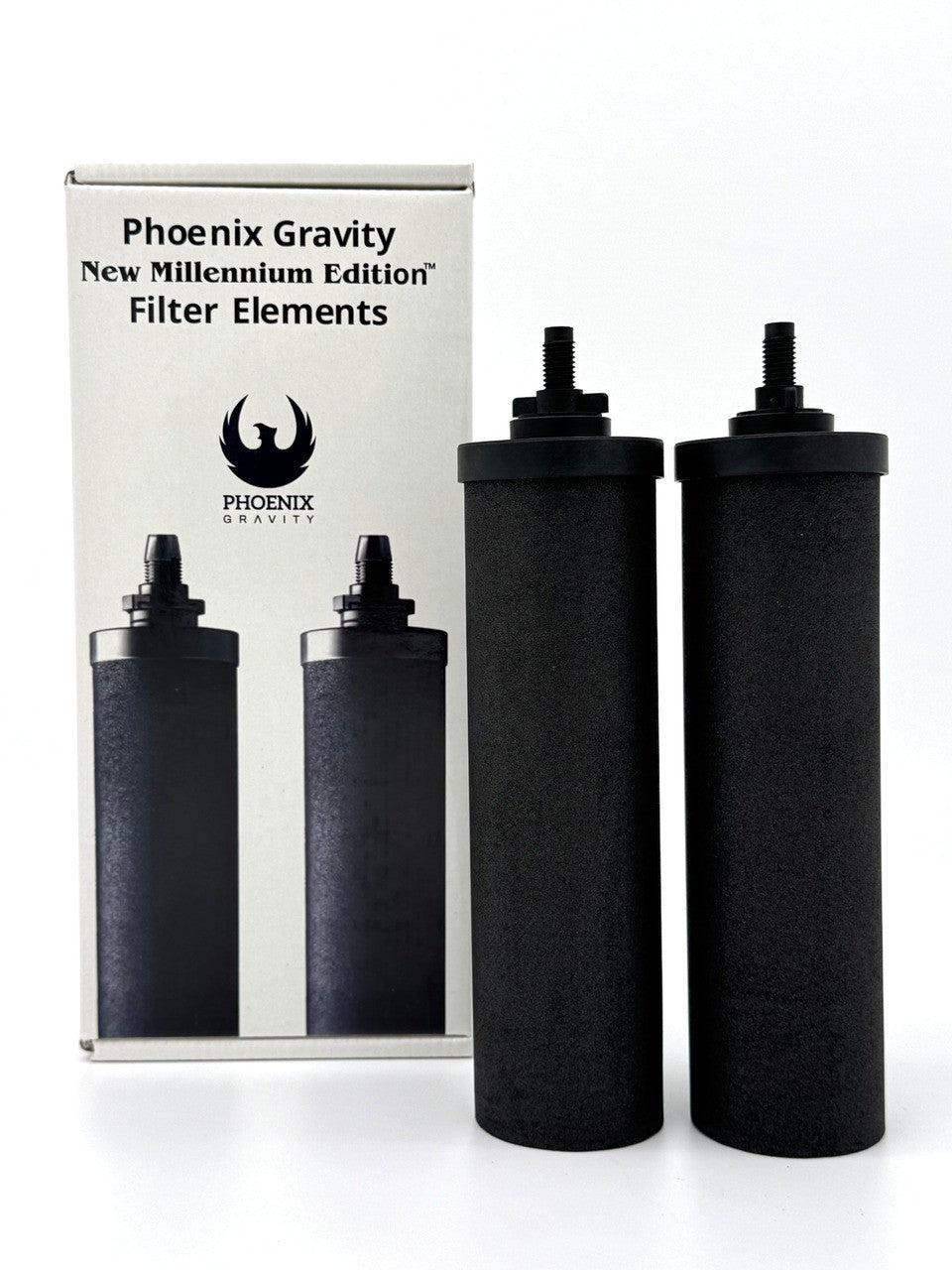 Phoenix Gravity replacement water filter elements with accessories