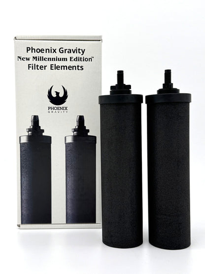 Phoenix Gravity replacement water filter elements with accessories