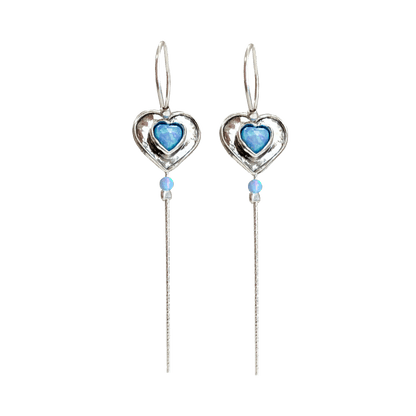 Heart Charm Earrings